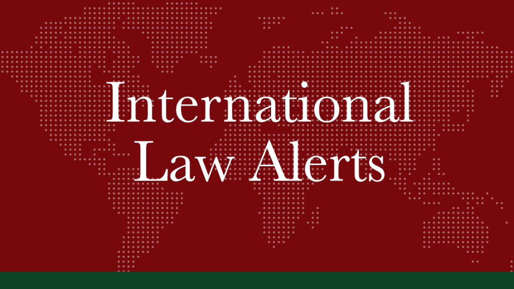 Read more about the article October 2021 | International Law Alerts | ASEAN